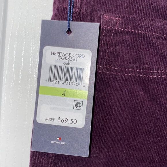 Tommy Hilfiger Skinny Corduroy Pants - Picture 6 of 7